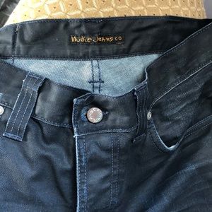 Men’s Raw nudie jeans Grim Tim style